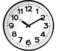 EUROTIME 82320 Quarzo Orologio da parete 30 cm x 50 mm Nero