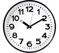 EUROTIME 82320 Quarzo Orologio da parete 30 cm x 50 mm Nero