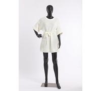 Eurotondisplay FC-11Black - Manichino astratto con piastra in metallo, senza viso, testa ovale, colore nero opaco