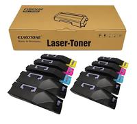 Eurotone 10 toner compatibili con Utax CDC5520 CDC5525, sostituisce nero, ciano, magenta, giallo, con il 25% di potenza in più