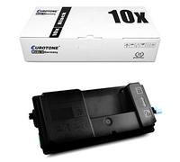 Eurotone 10x Toner compatibile per Triumph-Adler P-5031 DN P-5032 DN P-5531 DN P-5532 DNP-5536 i P-6031 DNP-6033 DN P-6036 i P-6038 i P-6038 if MFP sostituito 1T02T80UT0 Nero con circa 15.500 pagine