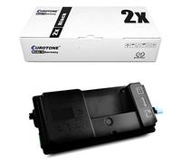 Eurotone 2x Toner compatibile per Triumph-Adler P-5031 DN P-5032 DN P-5531 DN P-5532 DNP-5536 i P-6031 DNP-6033 DN P-6036 i P-6038 i P-6038 if MFP sostituito 1T02T80UT0 Nero con circa 15.500 pagine