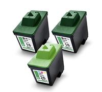 Eurotone 3 cartucce compatibili con Lexmark I3 sostituisce No 16/17 26/27 CMYK nero, blu, rosso, giallo