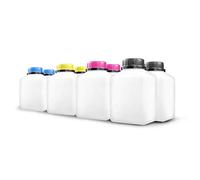 Eurotone Ricarica polvere + chip 8 accessori per stampanti compatibili con HP Color Laserjet Enterprise M651 riempie CF330X-33A 653X 654A