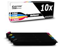 Eurotone Set di 10 cartucce toner XXL compatibili per Sharp MX-4110 MX-4112 MX-4140N MX-4141 MX-5110 MX-5111 MX-5112 MX-5140 MX-5141