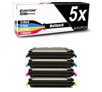 Eurotone Toner 5X compatibile per HP Color Laserjet 4700 sostituisce Q5950A-53A 643A OfficePro Edition