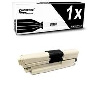 Eurotone Toner compatibile come ricambio per Oki C301 C321, sostituisce 44973536, nero