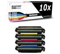 Eurotone Toner compatibile con HP Color Laserjet CP5225, sostituisce CE740A-43A 307A