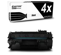 Eurotone Toner di ricambio per HP Laserjet P2011 P2012 P2013 P2014 P2015 n sostituisce Q7553A 53A