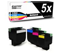 Eurotone Toner XXL 5X compatibile per Lexmark CS310 CS410 CS510 sostituisce 702H