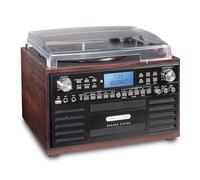 EUROtops Impianto musicale DAB+ con masterizzatore CD, giradischi e cassette