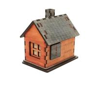 EUROtops Rätsel-Geschenkhaus - Gioco di puzzle con scomparto segreto per | Scatola per puzzle, a forma di casa originale in compensato, apribile a più livelli, per regali in denaro