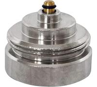Eurotronic 700102 TA, adattatore metallico per termostati per radiatori (adattatore per valvole per radiatori, lunga durata, accessorio per termostati per radiatori, attacco: M28)