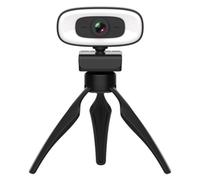 Eurowagens 2K Fill Light Videocamera Web Auto Focus Con Microfono