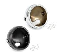 Eurowagens 5.75 Faretto Moto Cromato Alloggiamento Testa Faro Lampadina