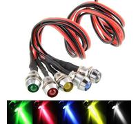 Eurowagens 5X 12V Mini Luce LED Indicatore Per Auto Barca Quadro Cruscotto
