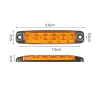 Eurowagens 6 LED Barra Laterale Con Forte Illuminazione Per Camion E Rimorchi