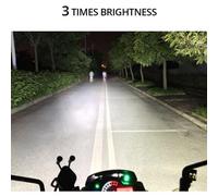 Eurowagens 6500K 8 LED Fari Ausiliari Dual Antipioggia 12W Luce Di Nebbia