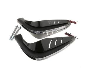 Eurowagens 7/8" Protezioni Manubrio Parafango Antiscivolo Con Indicatori LED