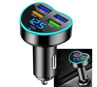 Eurowagens Adattatore Auto Carica Rapida 150W Con Uscite Multiple