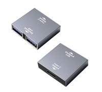 Eurowagens Adattatore Caricatore USB Type C A Doppio USB-C Female To USB Female