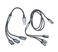 Eurowagens Adattatore USB OTG USB2.0 480Mbps Da USB a 3 USB2.0