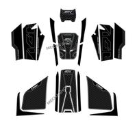 Eurowagens ADV350 Tank Pad Moto Adesivo 3D In Resina Epoxy Kit Completo