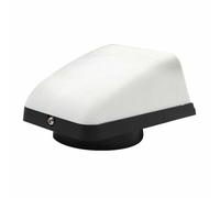 Eurowagens Aereatore Copertura A Basso Profilo Bianco 3 Pollici Con Base Nera