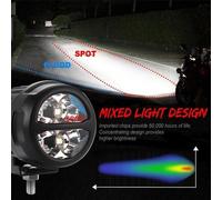 Eurowagens Barra Luci Di Lavoro LED 2 Pin 3inch Spot Offroad Per Truck SUV