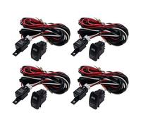 Eurowagens Cablaggio Interruttore Luce Lavoro LED 12V 40A Kit Relè Fusibile