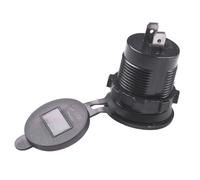 Eurowagens Caricatore Da Auto Adattatore 12V Con Voltmeter E Interruttore