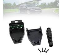 Eurowagens Connettore OBDII Maschio 16 Pin OBD2 J1962 Nero