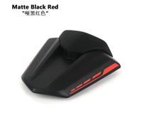 Eurowagens Copertura Della Sella Passeggero Posteriore Moto Matte Black Red