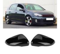Eurowagens Coperture Specchietto Retrovisore Golf 6 MK6 R VI Gloss Black 2 Pezzi