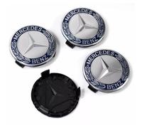 Eurowagens Coprimozzo Cerchi In Lega Mercedes Navy Cromato 75mm A B C E S 4PZ