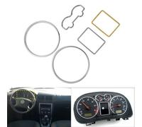 Eurowagens Cornici Quadro Strumenti Speedo Cromate Per VW Golf IV Passat B5