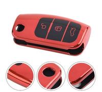 Eurowagens Cover Copritasto Rosso Per Ford Flip Chiave Protegge