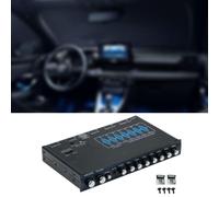 Eurowagens Equalizzatore Audio Per Auto Con Chip DSP Regolabile 7 Bande Nero
