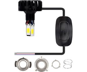 Eurowagens Faretto Faro Moto 12V Luce Migliorata Resistente all’Umidità