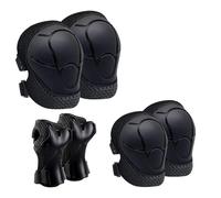 Eurowagens Ginocchiere Bambini Con Protezioni Polso Nere