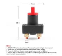 Eurowagens Interruttore Disconnessione Isolatore Batteria 12V 77011291534N