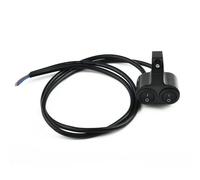 Eurowagens Interruttore Luce Manubrio Moto 7/8Inch 22mm 12V Alluminio On-Off