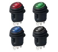 Eurowagens Interruttore Rocker 3 Pin 3 Posizioni 12V 24V 6A Impermeabile