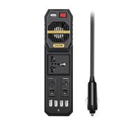 Eurowagens Inverter Auto Portatile Da DC12V A AC220V Con USB