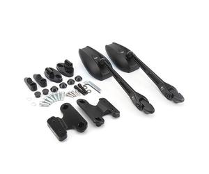 Eurowagens Kit Staffe Per Specchietti Moto Rearview Nero Kit Set
