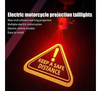 Eurowagens Luce Freno LED Per Scooter Elettrico 12V Trasparente Indicazione Stop