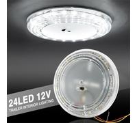 Eurowagens Luce Interni A Cupola A LED 12V Ultra Sottile Per Barca Camper