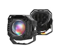 Eurowagens Luce LED Moto IP67 Impermeabile Lente Prestazioni Copertura Wide Beam
