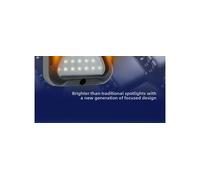 Eurowagens Luce Led Telaio Impermeabile 12V 24V In Alluminio Per Moto Camion