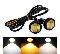Eurowagens Luci Antifog Per Auto Turn Lamp 12V Attacco Diurno Nera Base